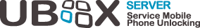 Ubox Server. Service Mobile Phone Unlocking